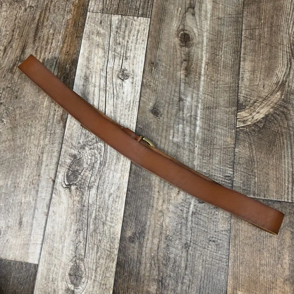 Brown Leather Belt Size Large Old Money Minimalist Preppy